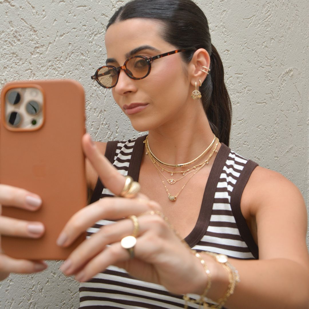 Choker Malha Olívia Folheada a Ouro 18k