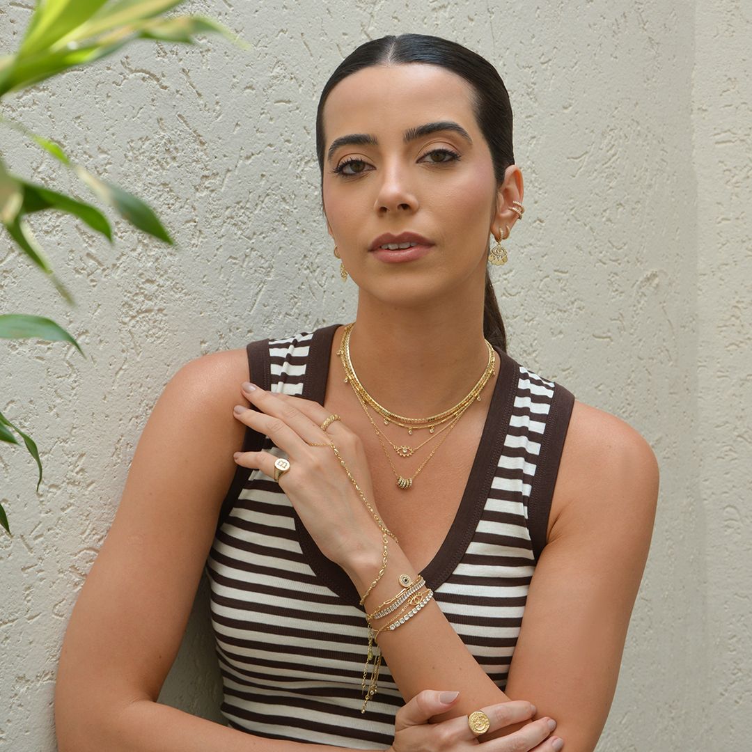 Choker Malha Olívia Folheada a Ouro 18k