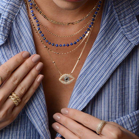 Choker Malha Florença Folheada a Ouro 18k