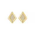 Brinco Serena Zircônias Folheado a Ouro 18k
