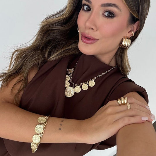 Thais Aguiar - Colar e Pulseira Jade - Piuka
