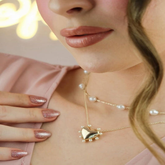 Fe Tumas - Colar Lia e Choker de Pérolas Lara