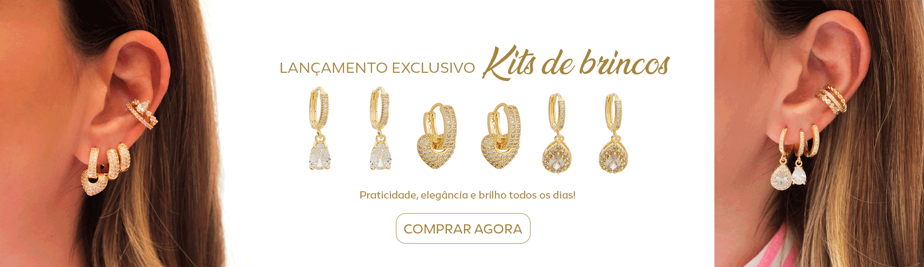 Lançamentos kits de brincos