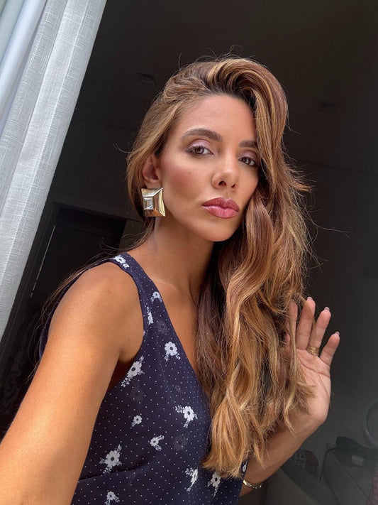 Ingrid Giovinazzo - Brinco Iris Quadrado Chaton