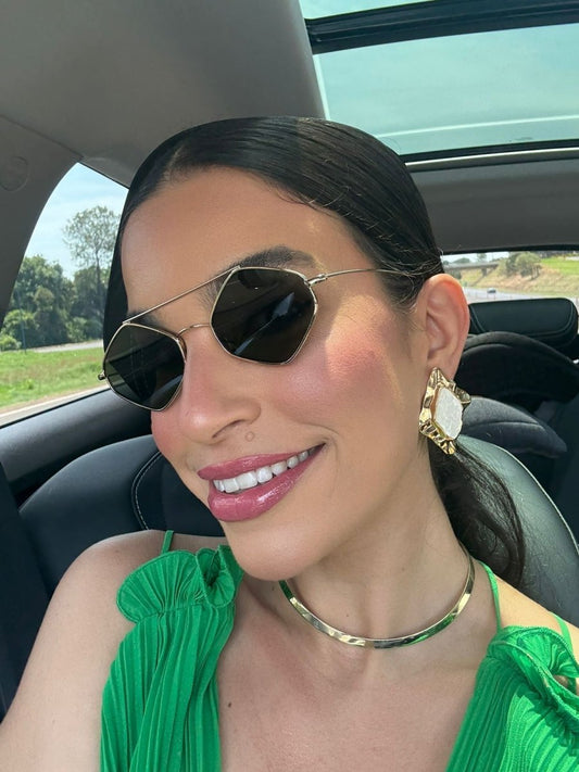 Ana Flávia - Brinco Losango Luana - Piuka