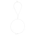 Body Chain Rachel Zircônias Folheado em Ródio Branco - Piuka