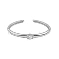 Bracelete Alícia Zircônia Folheado em Ródio Branco - Piuka