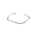 Bracelete Orgânico Stella Folheado em Ródio Branco - Piuka