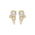 Brinco Ear Cuff Jade Zircônias Folheado a Ouro 18k - Piuka