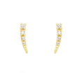 Brinco Ear Cuff Mini Ceci Zircônias Folheado a Ouro 18k - Piuka