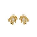 Brinco Liane Flor Pérola Dourado - Piuka