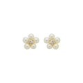 Brinco Maria Flor Pérolas Folheado a Ouro 18k - Piuka