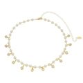 Choker Pérolas Zircônias Folheada a Ouro 18k Nah - Piuka