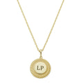 Colar Personalizado Inicial Medalha Vintage Folheado a Ouro 18k - Piuka