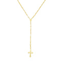 Colar Terço Grace Zircônia Folheado a Ouro 18k - Piuka