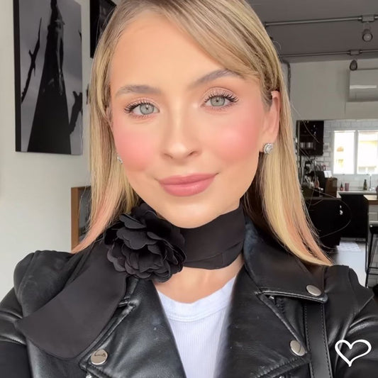 Fe Tumas - Mix Choker Flor Preta - Piuka