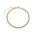 Pulseira Bolinhas Mari Folheada a Ouro 18k - Piuka