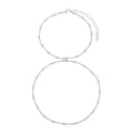 Pulseira de Mão Maya Palitos Folheada em Ródio Branco - Piuka