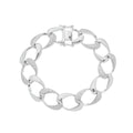 Pulseira Izza Elos Folheada em Ródio Branco Piuka - Piuka
