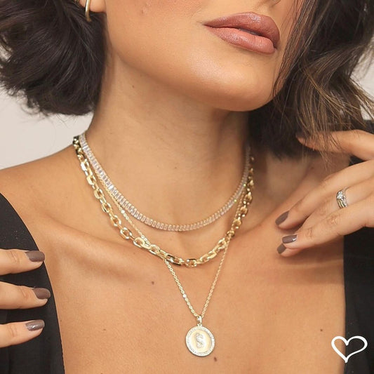 Ste Lemos - Mix Choker Taylor E Colar Inicial - Piuka