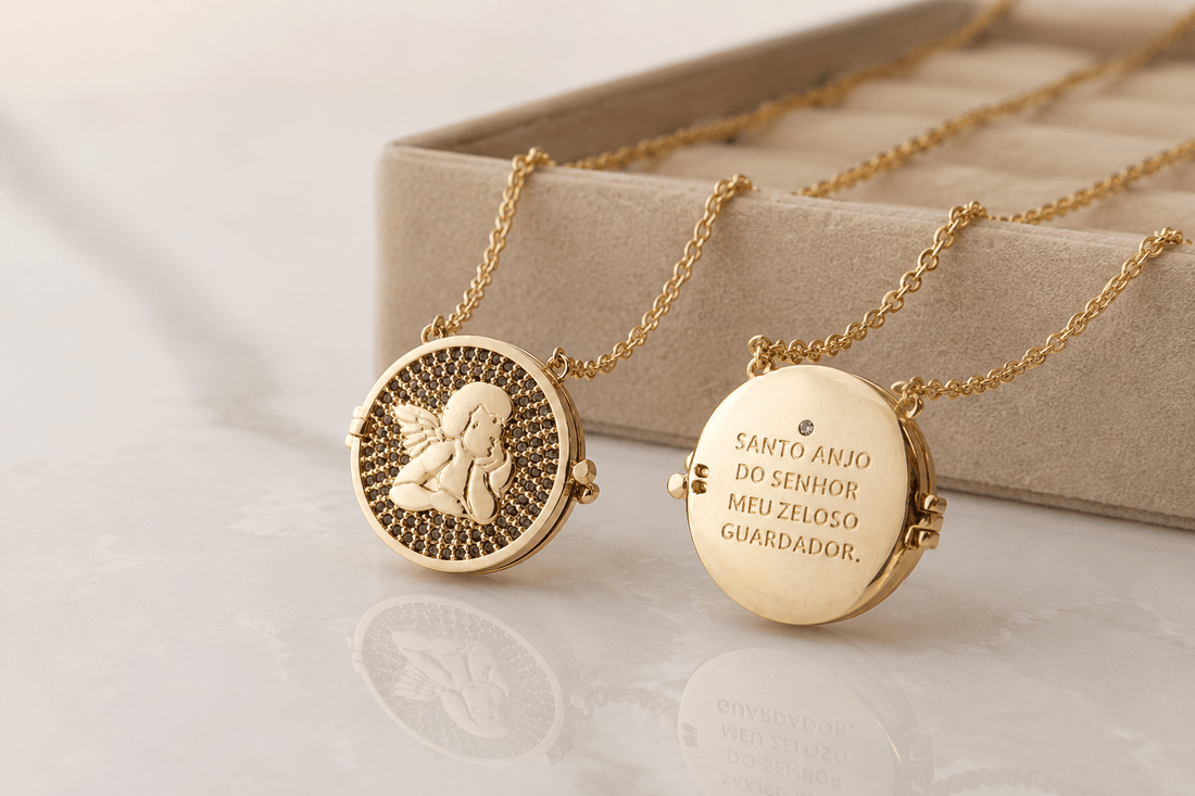 Medalha do Anjo da Guarda: proteção e significado espiritual - Piuka
