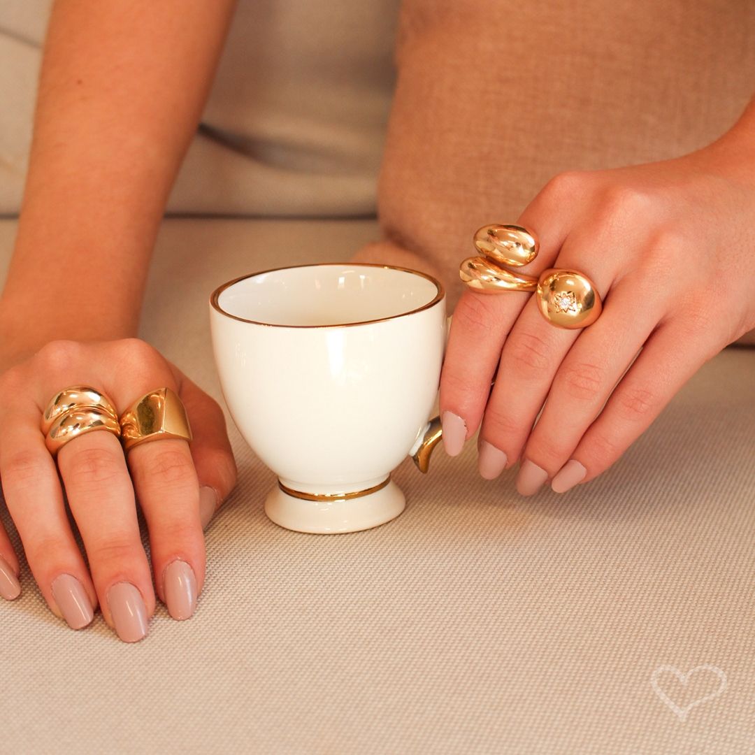 ANÉIS OURO 18K - Piuka