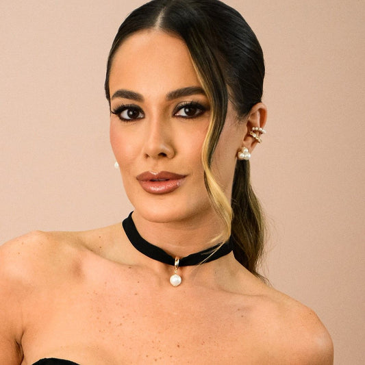 Thais Aguiar - Colar Vick Crepe de Seda e Lenço de Seda