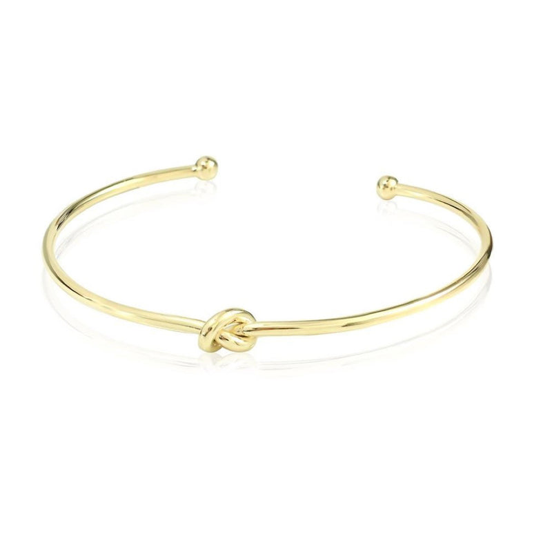Bracelete Feminino Folheado a Ouro 18k Nó Manu Piuka
