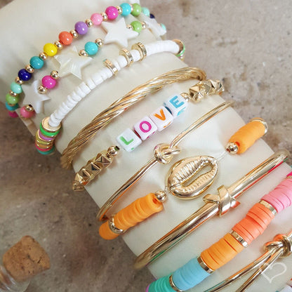Bracelete Feminino Folheado a Ouro 18k Nó Manu Piuka