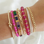 Bracelete Feminino Folheado a Ouro 18k Nó Manu Piuka