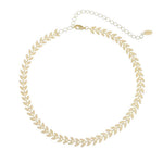 Choker Folhinhas Folheado a Ouro 18k Kendal Piuka