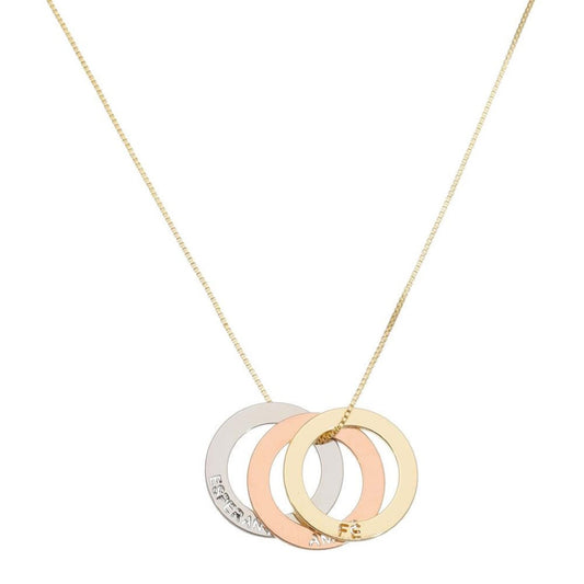Colar Feminino Positive 3 Banhos Folheado Ouro 18k