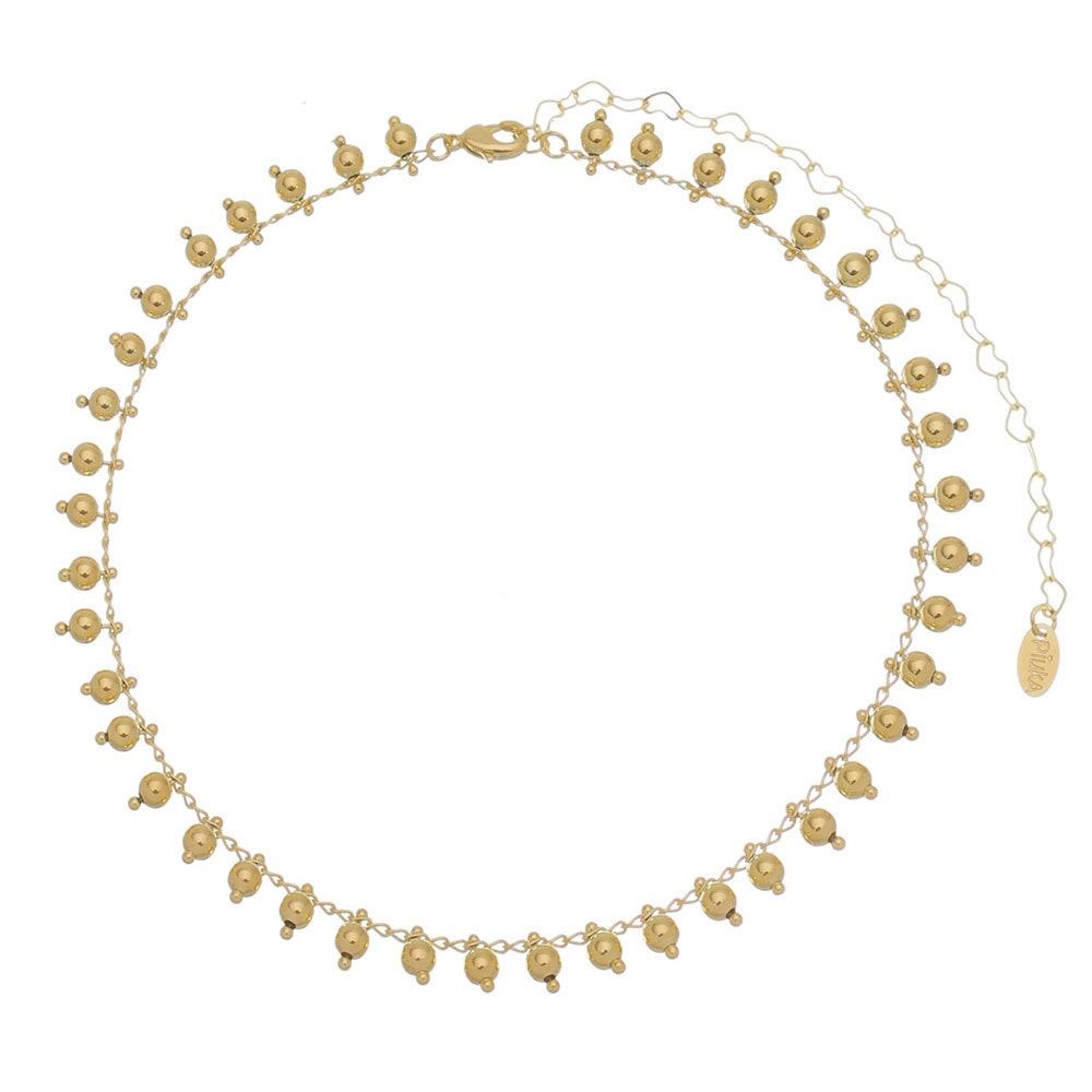 Choker Bolinhas Folheado a Ouro 18k Gisel
