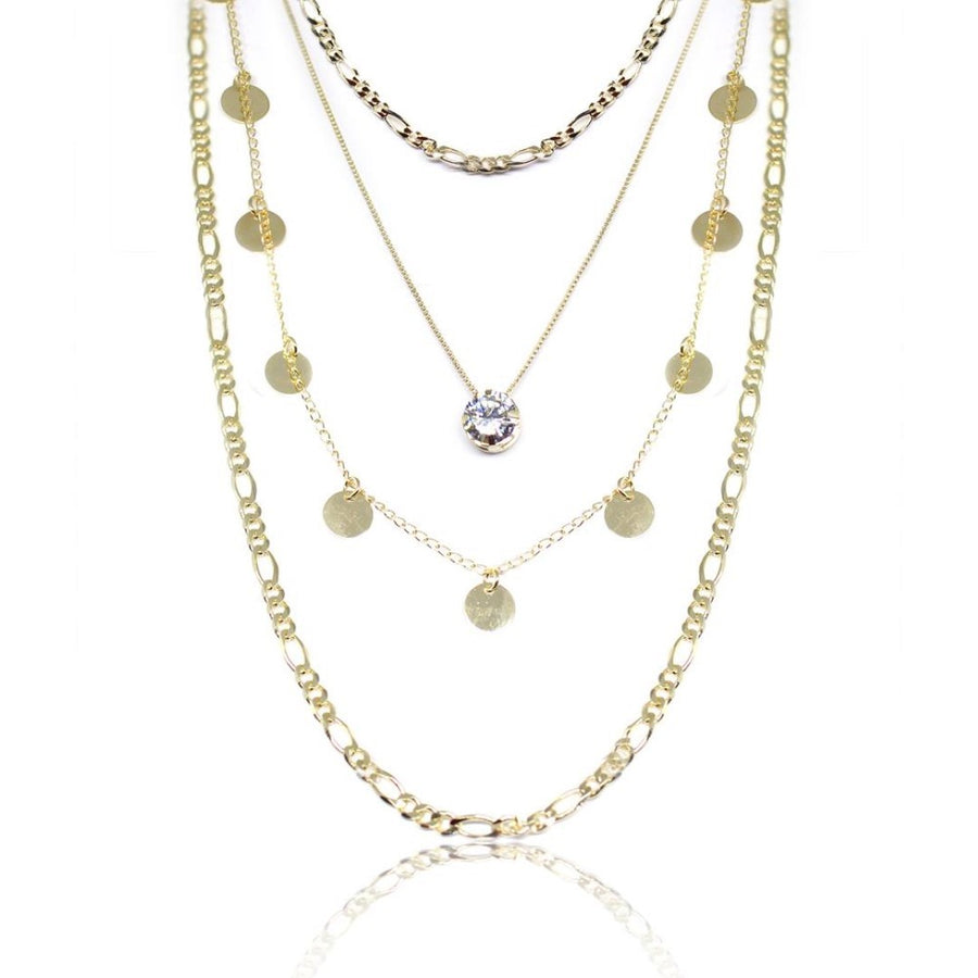 Mix de Colares Thassia Folheado a Ouro 18k