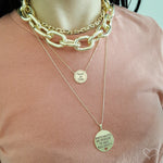 Colar Mandala Viva La Vida Folheado a Ouro 18k