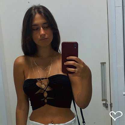 Mix de Colares Barbara Medalha São Bento Folheado a Ouro 18k Piuka