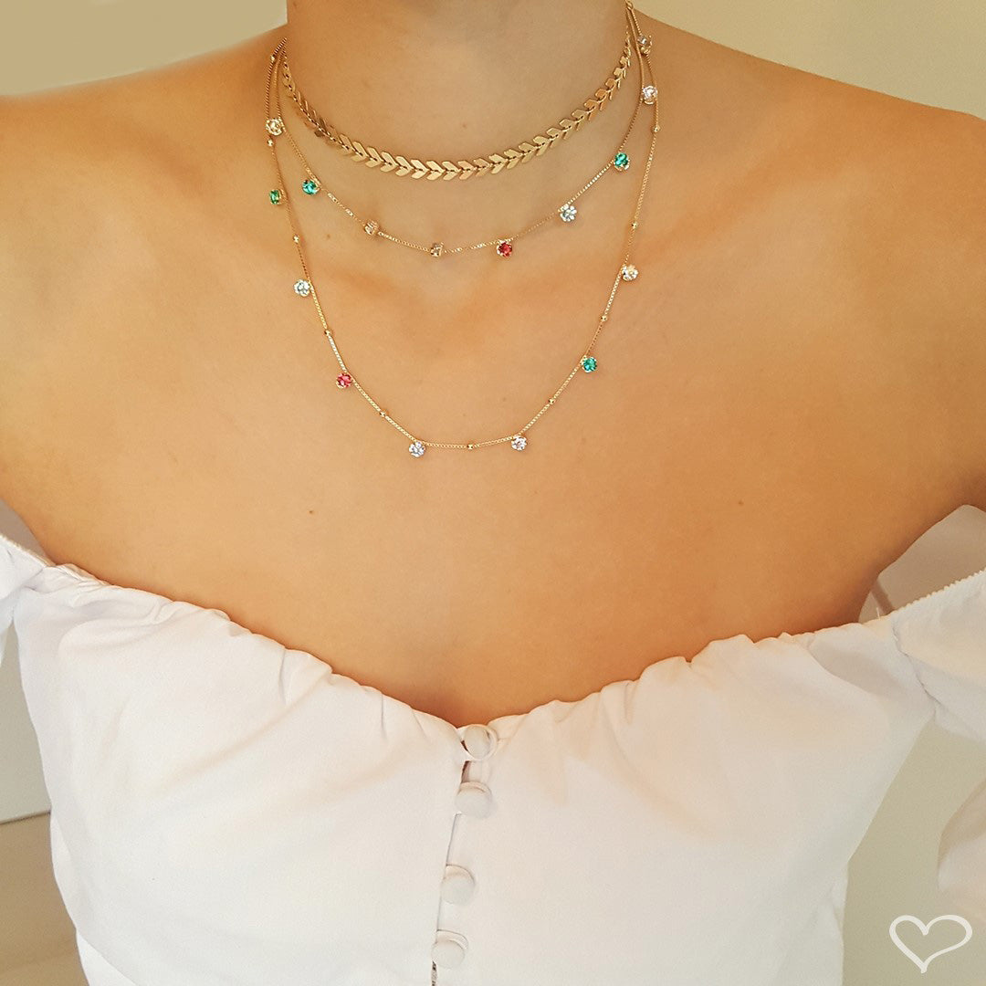Choker Folheado a Ouro 18k Kylie