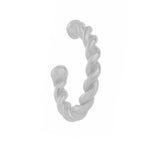 Piercing de Pressão Piuka Nici Folheado em Ródio Branco