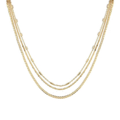 Choker Piuka Ross 3 Voltas Folheada a Ouro 18k