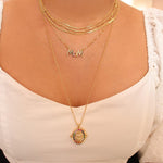 Choker Piuka Ross 3 Voltas Folheada a Ouro 18k