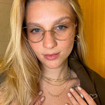 Choker Piuka Ross 3 Voltas Folheada a Ouro 18k