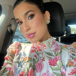 Piercing de Pressão Piuka Ivy Argola Zircônia Cristal Folheado em Ródio Branco