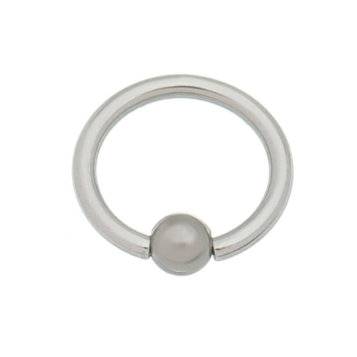 Piercing de Furo Piuka Argola Captive 8mm Liah Prata