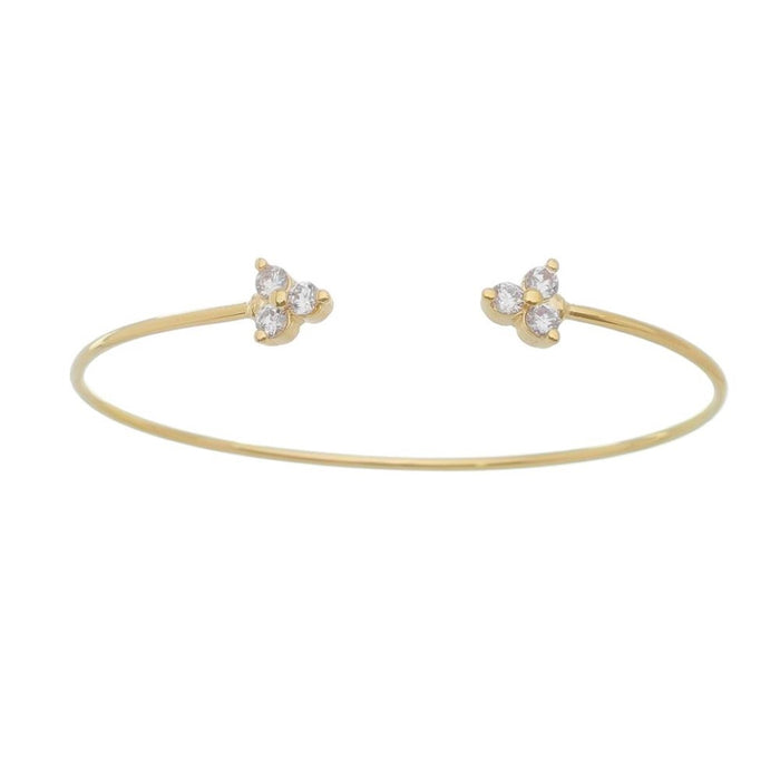 Bracelete Feminino Folheado a Ouro 18k 3 Pontos de Luz Vivi Piuka