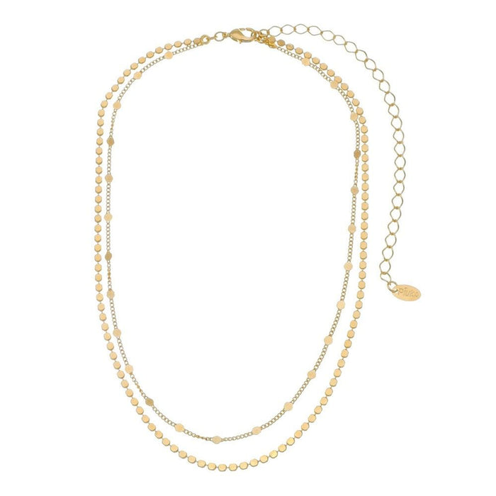 Choker Piuka Bela 2 Voltas Folheada a Ouro 18k