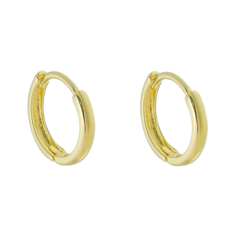 Brinco Argolinha Lala M Folheado a Ouro 18k