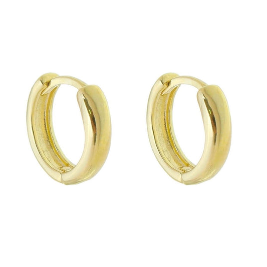 Brinco Argolinha Lala G Folheada a Ouro 18 K