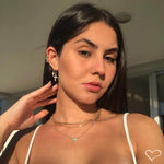 Piercing de Pressão Bebel Zircônia Esmeralda Folheado a Ouro 18k