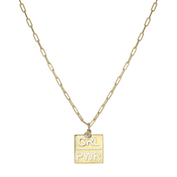 Colar Piuka Girl Power Folheado a Ouro 18k