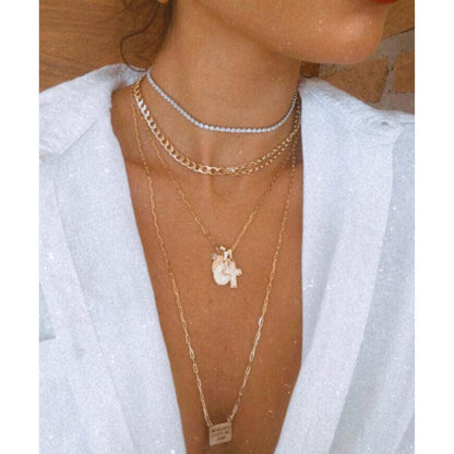 Colar São Bento Amuletos Folheado a Ouro 18k